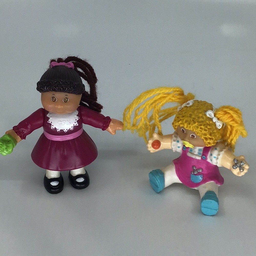 Two cabbage patch McDonald’s toys